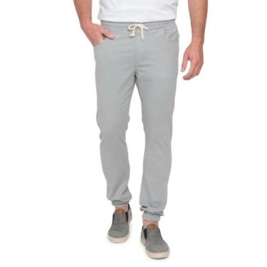 Imagem de Calça masculina jogger sarja cinza