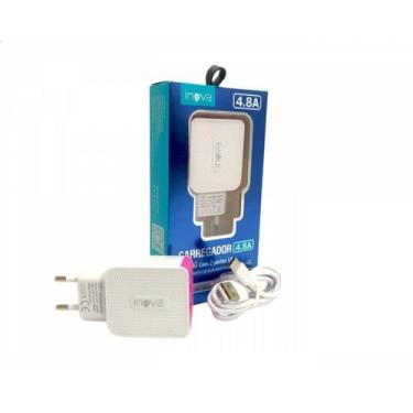 Imagem de Carregador de celular Tipo C Inova 4.8A CAR-9009