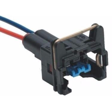 Imagem de Chicote Plug Conector 02 Vias Bico Injetor, Sensor Temperatura - Rainh