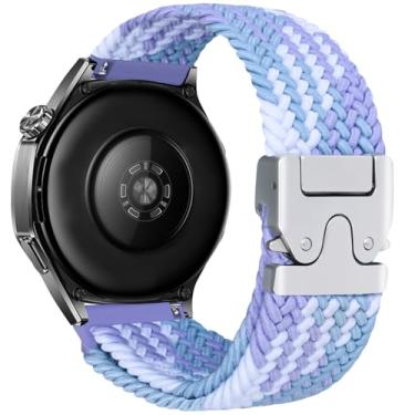 Imagem de Pulseiras de relógio trançadas compatíveis com Samsung Galaxy Watch 7/6/5/4/Active 2 de 40 mm/44 mm, Galaxy Watch 3 de 41 mm, Samsung Gear S2 Classic/Sport/Galaxy Watch de 42 mm, pulseira esportiva de