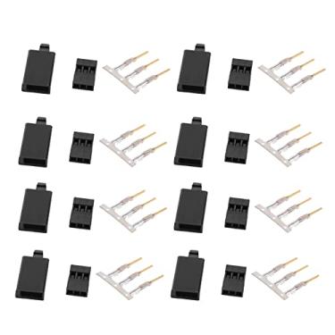Imagem de Kit de Conector Servo -Servo RC 100set, Conjunto de Plugue de Alojamento de 3 Pinos Com Alta Resistência, Fácil de Manter para a Aeronave Modelo