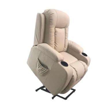 Imagem de Poltrona Reclinavel Com Aquecimento Massagem Elevacao Idoso