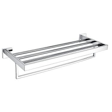 Imagem de Conjunto de banheiro cromado - Ganchos de toalha de aço inoxidável - Suporte de parede, porta-toalhas de banho 560