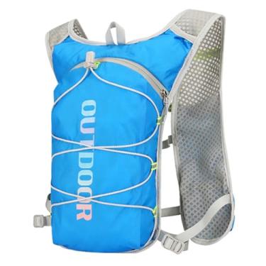 Imagem de Mochila Colete | Mochila Hidratação Água | Bolsa Leve Impermeável e Respirável em Para Acampamento Atividades ao Ar Livre Caça Lanches Telefones Caminhadas Longas
