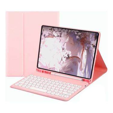 Imagem de Capa Flip Com Teclado Redondo Para Samsung A7