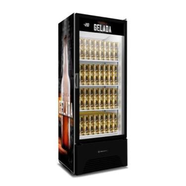 Imagem de Cervejeira Expositor Vertical Porta De Vidro 497 Litros Optima Adesiva
