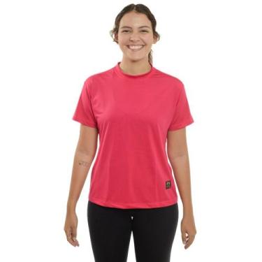Imagem de Blusa Academia Feminina Babylook Esportiva Proteção Uv 50+ - TN Terra 