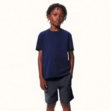 Imagem de Bermuda Infantil Menino Verão Moletom Cinza - Hering Kids-Masculino