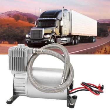 Imagem de Compressor de Ar do Chifre Akozon 150psi para Trens, Caminhões, Iates - Compressor de Buzina de Ar de Ar 12V/24V para Desempenho Confiável Em Todas As Condições