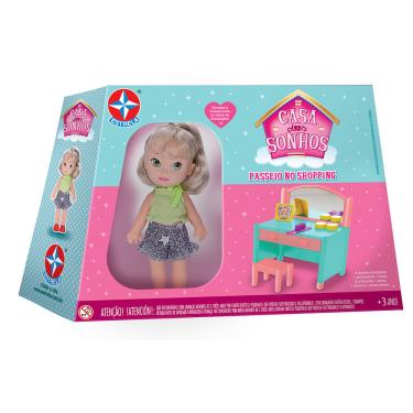 Imagem de Boneca - Colecao Casa dos Sonhos - Passeio no Shopping - ESTRELA