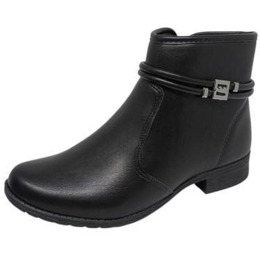 Imagem de Bota Feminina Cano Curto Conforto Moderna Fácil Calce Dakota