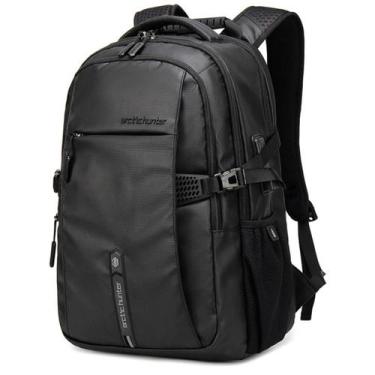 Imagem de Mochila Notebook Impermeável Executiva Arctic Hunter Preta - Ecom Six