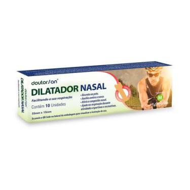Imagem de Dilatador Nasal DoutorSan Tamanho com 10 Unidades para Melhor Respiraç