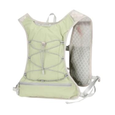 Imagem de Lljsszr Mochila Esportiva Respirável para Corrida, Mochila de água para Corrida, Maratona, Trilha, Montanhismo, Escalada, Verde