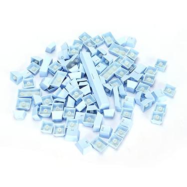 Imagem de Teclas 100 por Cento Teclado, Teclas Mecânicas Pbt Conjunto de Teclas 108 Teclas Pbt para Teclado Mecânico (Azul claro)
