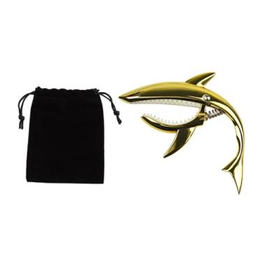 Imagem de Colaxi Capotraste de guitarra, capotraste de mola de liga de zinco, acessório de guitarra portátil profissional universal para bandolim e ukulele acústico, Ouro