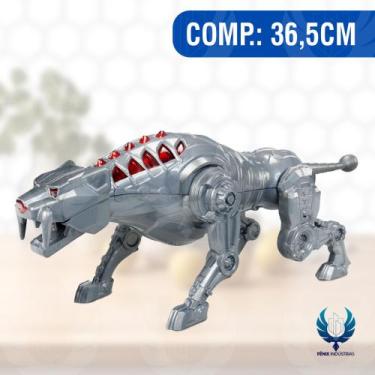 Imagem de Tigre Savage  Robô Cibernético Articulado Roma Brinquedos  Ref. 891