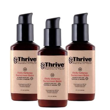 Imagem de Thrive Natural Care Protetor solar facial mineral hidratante FPS 30, 59 g, hidratante leve, protetor solar facial natural de amplo espectro com óxido de zinco transparente e antioxidantes, vegano não
