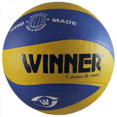 Imagem de Bola Volleyball Winner Sint., Azul, Amarelo