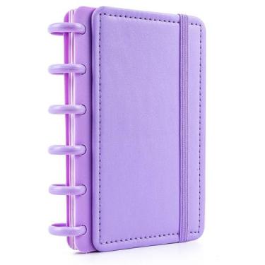 Imagem de Caderno A6 Inteligente Anotações Mini Caderneta De Discos - Hxt, Roxo