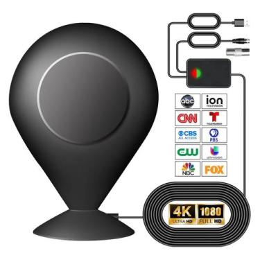 Imagem de Antena de TV EXQULIFE 2024 interna e externa de 850 milhas de alcance 