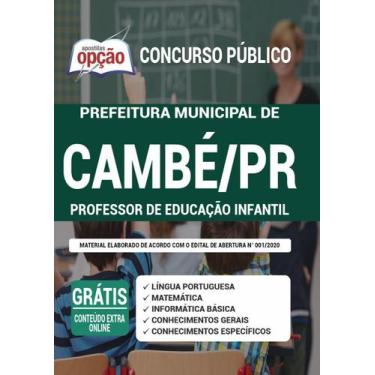 Imagem de Apostila Prefeitura Cambé Pr - Professor Educação Infantil - Apostilas