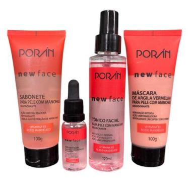 Imagem de Linha New Face Antioleosidade Ou Para Pele Com Manchas New Face Porán 