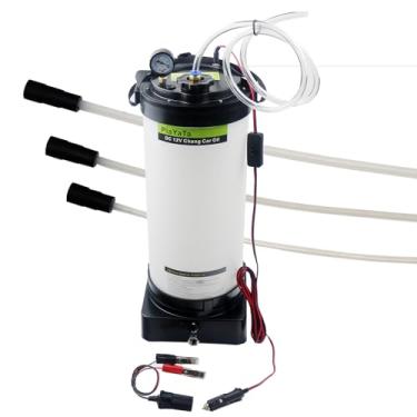 Imagem de PlaYaTa Bomba de drenagem elétrica de troca de óleo a vácuo DC12V; extrator líquido a vácuo, ferramenta para carro, caminhão, motocicleta, óleo de kart, transmissão, troca de refrigerante, fácil de