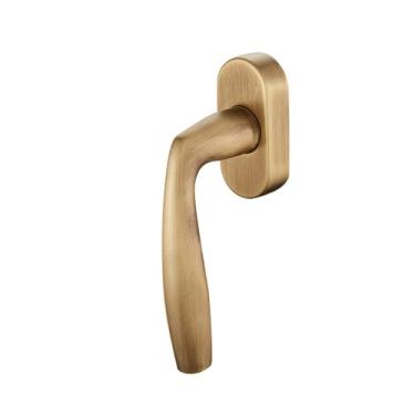 Imagem de 1 peça maçaneta de porta de latão dourado/prateado, puxador de janela, tela, maçanetas de janela, ferragens simples e mo