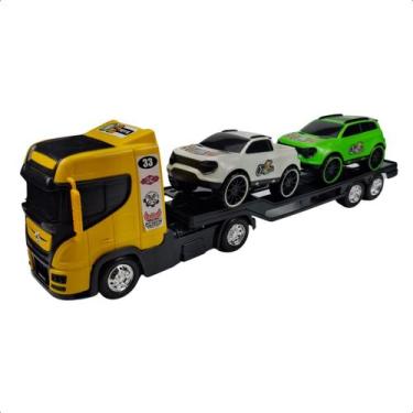 Imagem de Caminhão Reboque Top Truck de Brinquedo BS Toys Infantil Veículo de Tr