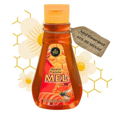 Imagem de Mel Puro Gourmet Artesanal do Sul de Minas 250g – Origem em Floradas principalmente de Café e Macadâmia – Sabor Único e Autêntico Produção Local do Brasil