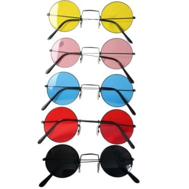 Imagem de 2 Óculos Redondo Vintage Dos Anos 60 Colorido fashion rippie