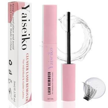 Imagem de Removedor de cílios, removedor de cola de cílios para cílios, removedor de cola de cílios de 5 ml, removedor de aglomerado de cílios de óleo transparente, varinha de rímel, fácil remoção de adesivo