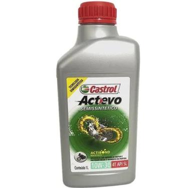 Imagem de Óleo Moto Castrol 10w30 Actevo Semissintético Api (1litro)