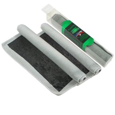 Imagem de ACEGRE Pacote com 2 toalhas de argila com detalhes automáticos, toalha de barra de argila fina para detalhes automáticos, remove pulverização excessiva e contaminantes da pintura do carro, vidro