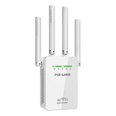 Imagem de Pixlink-Max: Repetidor De Sinal Sem Fio 300Mbps 4 Antenas