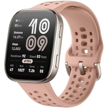 Imagem de Relógio Smartwatch BIP 6, com IA, Gps e Mapas, Tela 1,97" AMOLED, Ligação Bluetooth, 46 mm, Resistente a Água 5 ATM, Bateria 24 dias, 140 modos de exercício, Original com Nfe e garantia - Rosa Blush