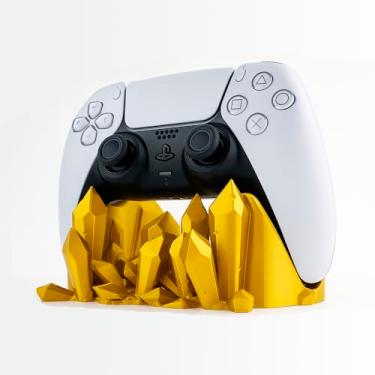 Imagem de Suporte Base para Controle PS5, Modelo Pepita de Ouro, Decorativo