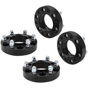 Imagem de Haruma Para Toyota 2022-24 Tundra 2021 Land Cruiser 6 x 5,5 espaçadores de roda para Lexus LX600, espaçador de roda centralizado de 3,2 cm 95,1 mm furo do cubo 6 acessórios com pinos M14x1,5 4