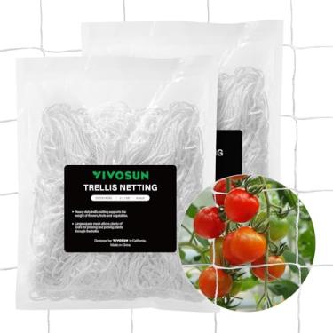 Imagem de VIVOSUN Rede de treliça para plantas de poliéster resistente