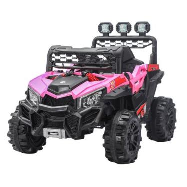 Imagem de Quadriciclo Elétrico Infantil Frente/Ré Sport Maxi Toys -, Rosa
