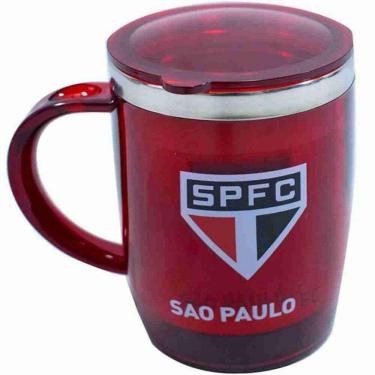 Imagem de Caneca térmica com tampa 450ml - são paulo