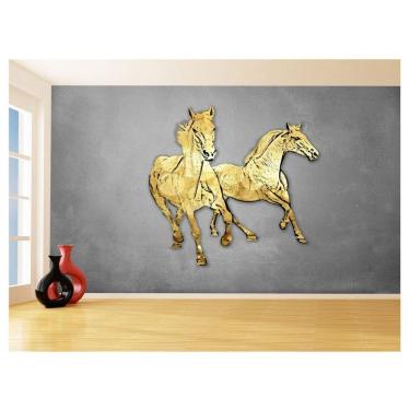 Imagem de Papel De Parede Animais Pop Art Cavalos Cores 3,5M Pxa371