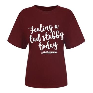 Imagem de Blusa feminina fashion divertida estampada casual solta ajuste plus si