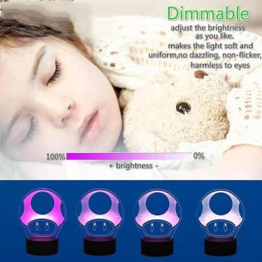 Imagem de Fofo Super Game Sapo 1 Lâmpada de Mesa de Cogumelo - Smart 7 Col - HUO