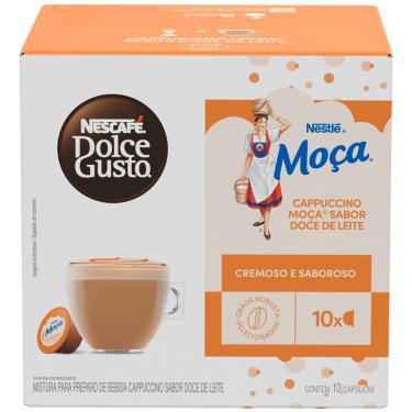 Imagem de NESCAFÉ DOLCE GUSTO Cappuccino Moça Doce de Leite 10 cápsulas