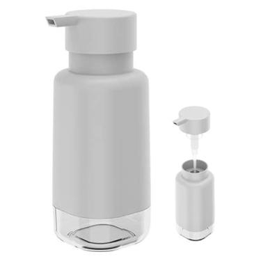 Imagem de Dispenser Porta Detergente Líquido 500ml Pia Cozinha Trium - DP 500 Ou - Branco