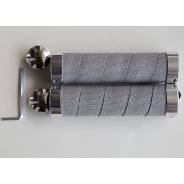 Imagem de Punhos de guidão de bicicleta com espuma EVA absorvente de choque e bloqueio duplo de TPU ecológico 130/130 mm serve para 22,2 mm (7/20.3 cm) para mountain bike road bike muitos tipos de bicicletas