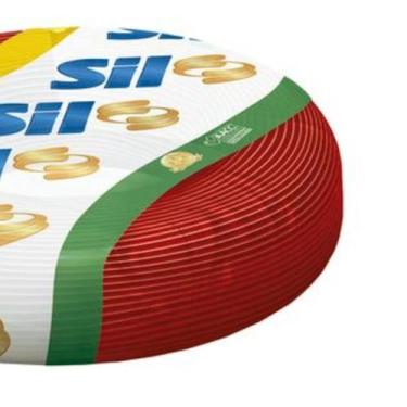 Imagem de Cabo Fio Elétrico Sil Flexível 1,5mm Flexsil 100 Mt Vermelho