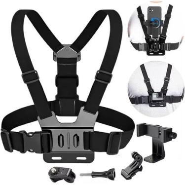 Imagem de Suporte Peitoral Ajustável para Celular e Câmeras de Ação - Sihcar